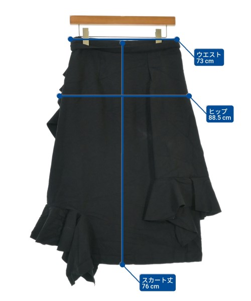 COMME des GARCONS COMME des GARCONS（コムデギャルソンコムデギャルソン）ひざ丈スカート 黒 サイズ:M レディース/2200678606025