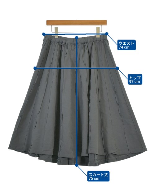 COMME des GARCONS COMME des GARCONS（コムデギャルソンコムデギャルソン）ひざ丈スカート グレー サイズ:M レディース/2200678606032