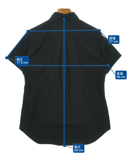 COMME des GARCONS COMME des GARCONS（コムデギャルソンコムデギャルソン）カジュアルシャツ 黒 サイズ:XS レディース/2200679003038