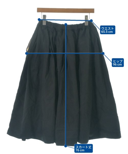 COMME des GARCONS COMME des GARCONS（コムデギャルソンコムデギャルソン）ひざ丈スカート 黒 サイズ:XS レディース/2200679860051