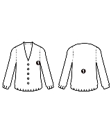COMME des GARCONS COMME des GARCONS（コムデギャルソンコムデギャルソン）カーディガン 紺 サイズ:M レディース/2200674833043