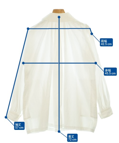 COMME des GARCONS COMME des GARCONS（コムデギャルソンコムデギャルソン）ブラウス 白 サイズ:S レディース/2200678884010
