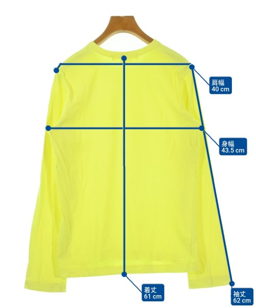 COMME des GARCONS COMME des GARCONS（コムデギャルソンコムデギャルソン）Tシャツ・カットソー 黄 サイズ:M レディース/2200679270263