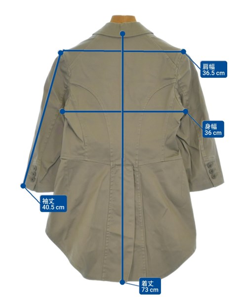 COMME des GARCONS COMME des GARCONS（コムデギャルソンコムデギャルソン）ジャケット グレー サイズ:S レディース/2200681868489