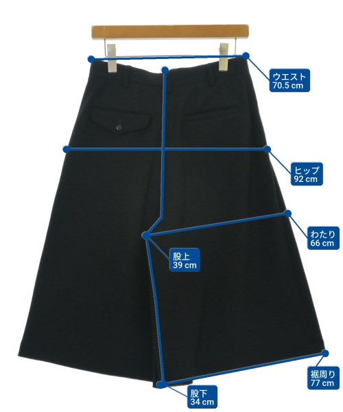 COMME des GARCONS COMME des GARCONS（コムデギャルソンコムデギャルソン）ショートパンツ 黒 サイズ:XS レディース/2200693600015