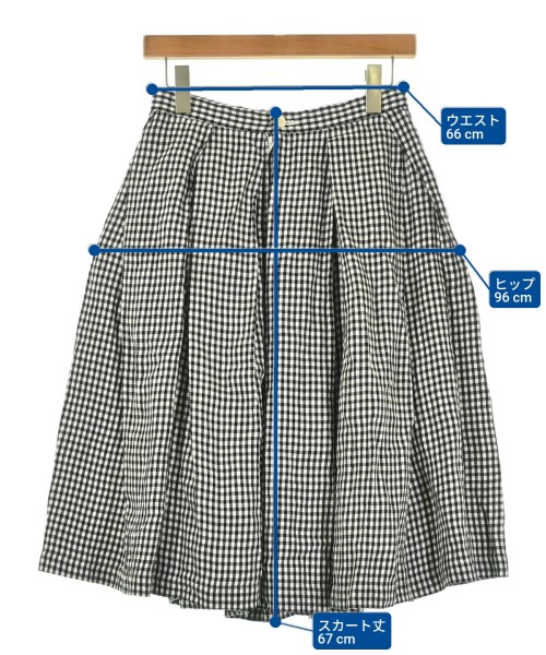 COMME des GARCONS COMME des GARCONS（コムデギャルソンコムデギャルソン）ひざ丈スカート 黒 サイズ:XS レディース/2200694424085