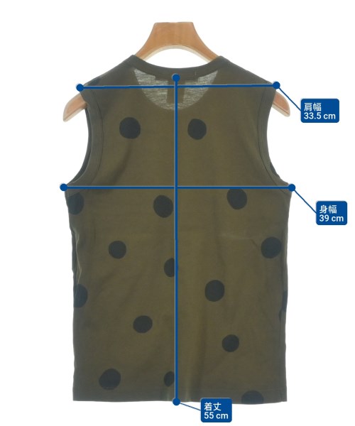 COMME des GARCONS COMME des GARCONS（コムデギャルソンコムデギャルソン）タンクトップ カーキ サイズ:XS レディース/2200689450068