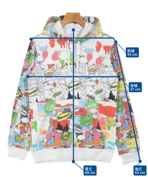 COMME des GARCONS SHIRT（コムデギャルソンシャツ）パーカー 白 サイズ:M メンズ/2200696131042