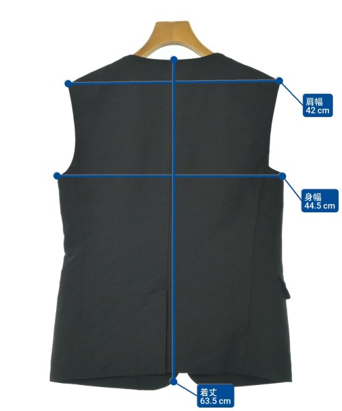 COMME des GARCONS COMME des GARCONS（コムデギャルソンコムデギャルソン）ベスト 黒 サイズ:S レディース/2200692261026