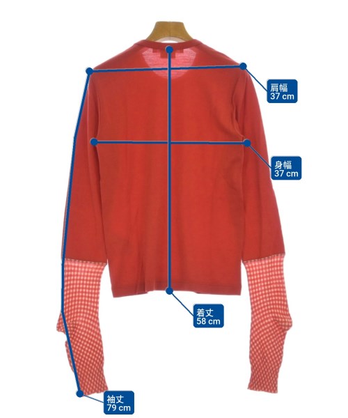 COMME des GARCONS COMME des GARCONS（コムデギャルソンコムデギャルソン）Tシャツ・カットソー 赤 サイズ:S レディース/2200696314032