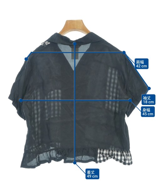 COMME des GARCONS COMME des GARCONS（コムデギャルソンコムデギャルソン）カジュアルシャツ 黒 サイズ:M レディース/2200696290497