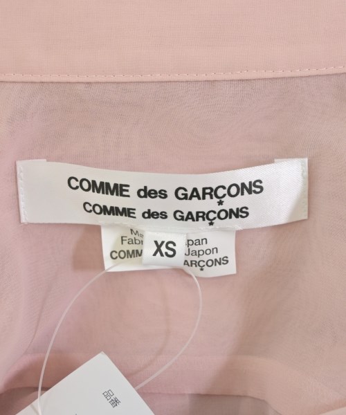 COMME des GARCONS COMME des GARCONS（コムデギャルソンコムデギャルソン）ブラウス ピンク サイズ:XS レディース/2200698831025