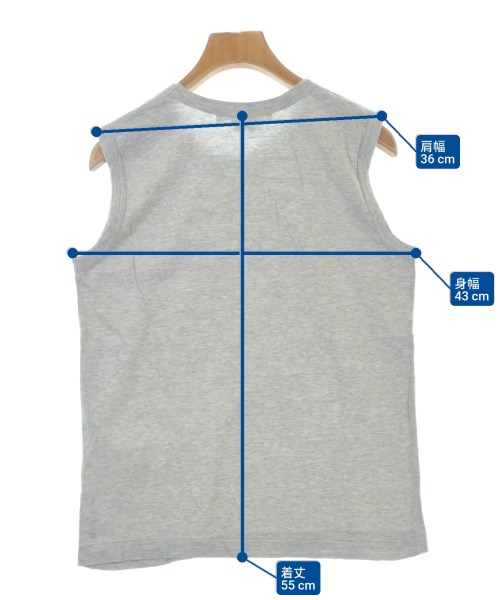 COMME des GARCONS COMME des GARCONS（コムデギャルソンコムデギャルソン）ノースリーブ グレー サイズ:S レディース/2200699121125