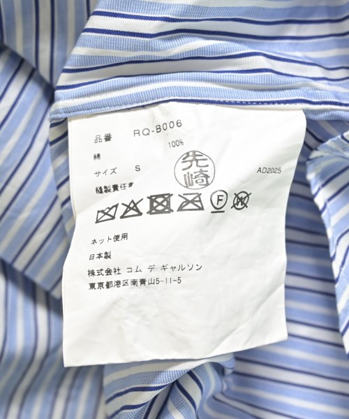 COMME des GARCONS COMME des GARCONS（コムデギャルソンコムデギャルソン）カジュアルシャツ 青 サイズ:S レディース/2200699988049
