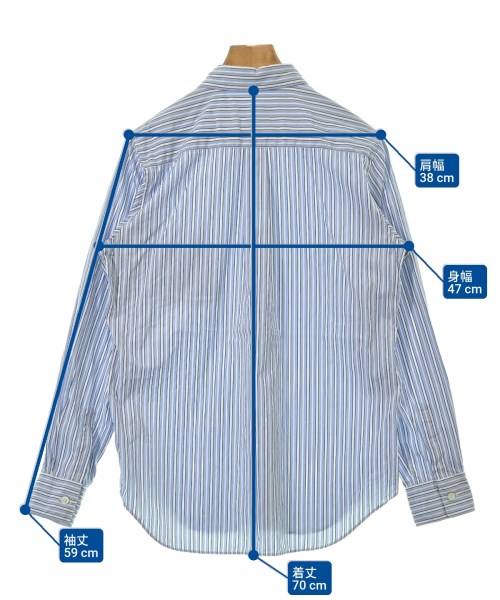 COMME des GARCONS COMME des GARCONS（コムデギャルソンコムデギャルソン）カジュアルシャツ 青 サイズ:S レディース/2200699988049