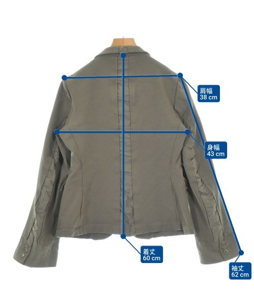 COMME des GARCONS COMME des GARCONS（コムデギャルソンコムデギャルソン）テーラードジャケット カーキ サイズ:M レディース/2200700032020