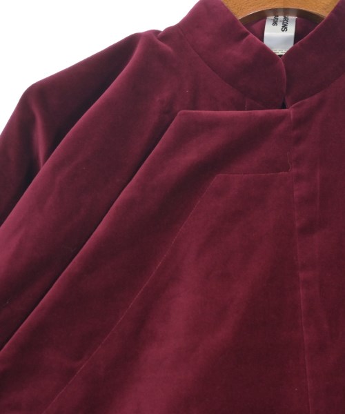 COMME des GARCONS COMME des GARCONS（コムデギャルソンコムデギャルソン）ノーカラージャケット 赤 サイズ:S レディース/2200699196048