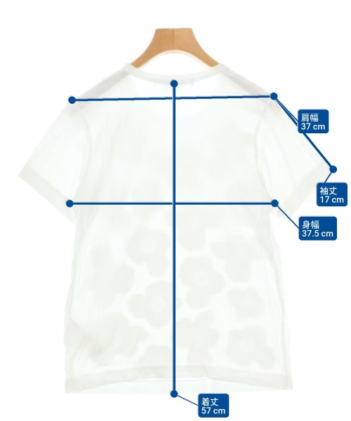 COMME des GARCONS COMME des GARCONS（コムデギャルソンコムデギャルソン）Tシャツ・カットソー 白 サイズ:XS レディース/2200700568086