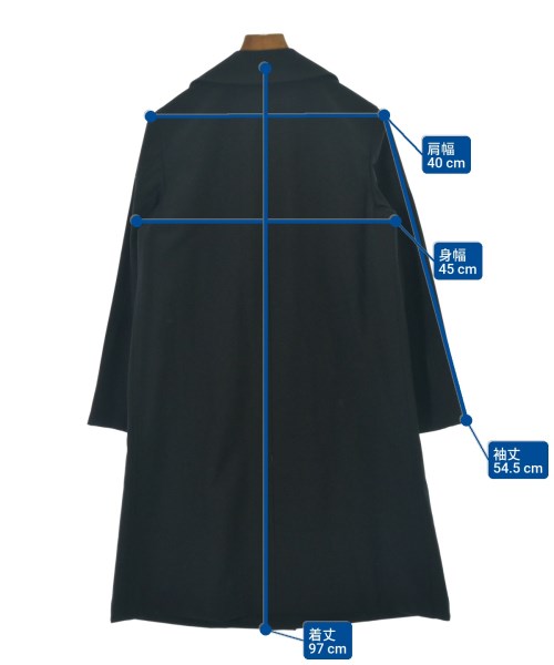 COMME des GARCONS COMME des GARCONS（コムデギャルソンコムデギャルソン）ステンカラーコート 黒 サイズ:S レディース/2200698973039