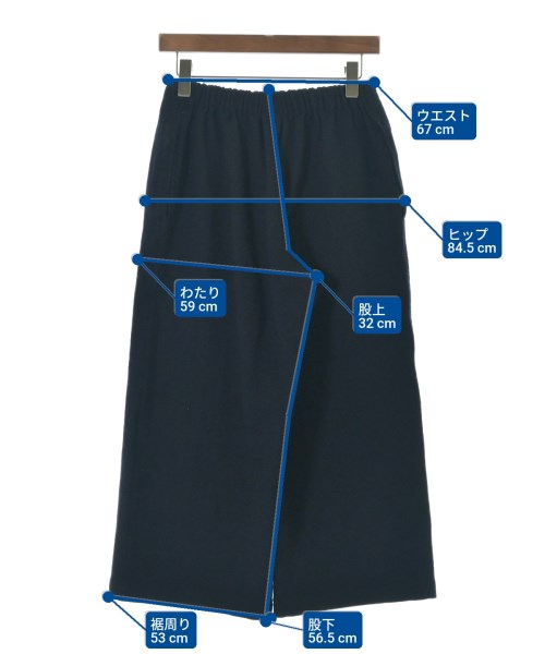 COMME des GARCONS COMME des GARCONS（コムデギャルソンコムデギャルソン）クロップドパンツ 紺 サイズ:XS レディース/2200700679171