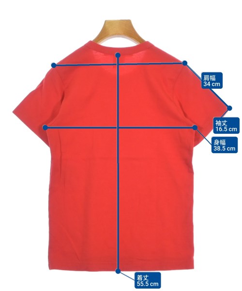 COMME des GARCONS COMME des GARCONS（コムデギャルソンコムデギャルソン）Tシャツ・カットソー 赤 サイズ:SS レディース/2200700750023