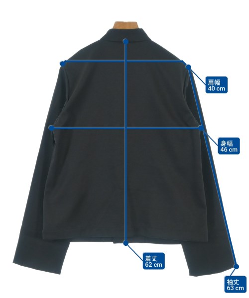 COMME des GARCONS COMME des GARCONS（コムデギャルソンコムデギャルソン）ノーカラージャケット 黒 サイズ:M レディース/2200701331139