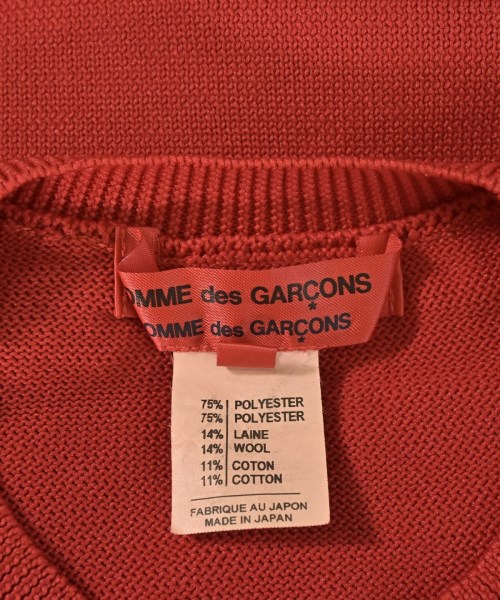 COMME des GARCONS COMME des GARCONS（コムデギャルソンコムデギャルソン）ニット・セーター 赤 サイズ:XS レディース/2200696407048