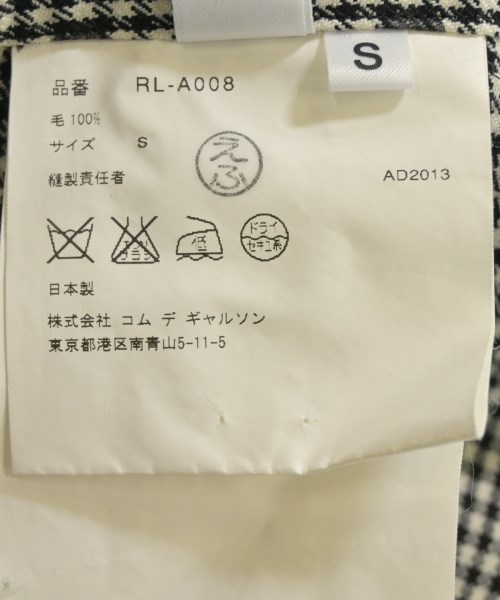COMME des GARCONS COMME des GARCONS（コムデギャルソンコムデギャルソン）ワンピース 黒 サイズ:S レディース/2200651100069
