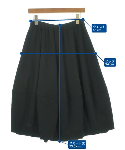 COMME des GARCONS COMME des GARCONS（コムデギャルソンコムデギャルソン）ロング・マキシ丈スカート 黒 サイズ:S レディース/2200656875030