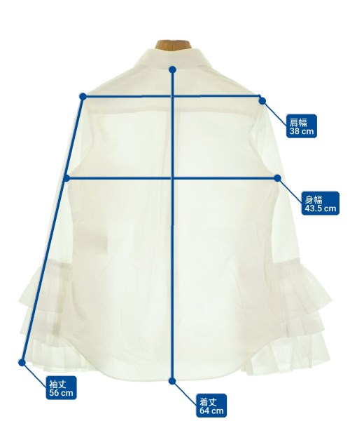 COMME des GARCONS COMME des GARCONS（コムデギャルソンコムデギャルソン）カジュアルシャツ 白 サイズ:XS レディース/2200657599027