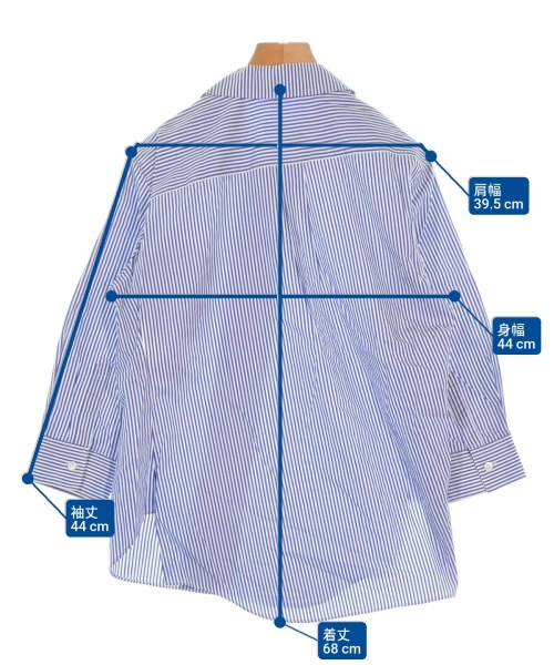 COMME des GARCONS COMME des GARCONS（コムデギャルソンコムデギャルソン）カジュアルシャツ 青 サイズ:S レディース/2200646772097