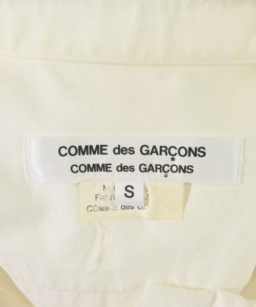 COMME des GARCONS COMME des GARCONS（コムデギャルソンコムデギャルソン）シャツワンピース 白 サイズ:S レディース/2200659455062