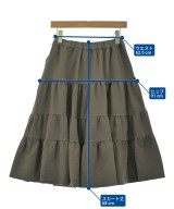 COMME des GARCONS COMME des GARCONS（コムデギャルソンコムデギャルソン）ひざ丈スカート カーキ サイズ:XS レディース/2200661778067