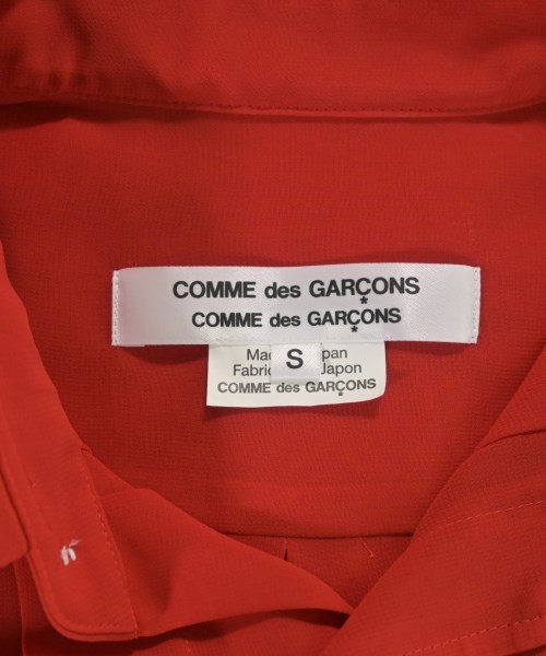 COMME des GARCONS COMME des GARCONS（コムデギャルソンコムデギャルソン）カジュアルシャツ 赤 サイズ:S レディース/2200710819017