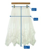 COMME des GARCONS COMME des GARCONS（コムデギャルソンコムデギャルソン）ひざ丈スカート 白 サイズ:XS レディース/2200711175037