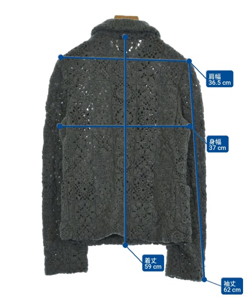COMME des GARCONS COMME des GARCONS（コムデギャルソンコムデギャルソン）カジュアルジャケット グレー サイズ:XS レディース/2200706711035