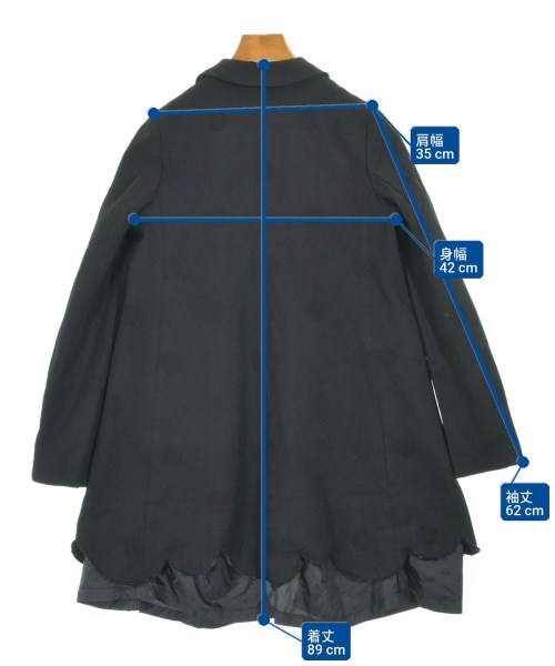 COMME des GARCONS COMME des GARCONS（コムデギャルソンコムデギャルソン）カジュアルジャケット 黒 サイズ:XS レディース/2200709563020