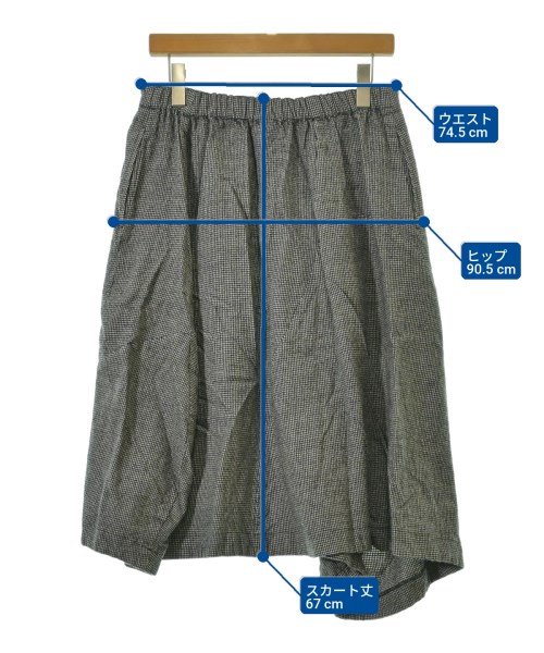 COMME des GARCONS COMME des GARCONS（コムデギャルソンコムデギャルソン）ひざ丈スカート 黒 サイズ:M レディース/2200712924085