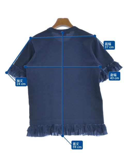 COMME des GARCONS COMME des GARCONS（コムデギャルソンコムデギャルソン）Tシャツ・カットソー 紺 サイズ:S レディース/2200712582025