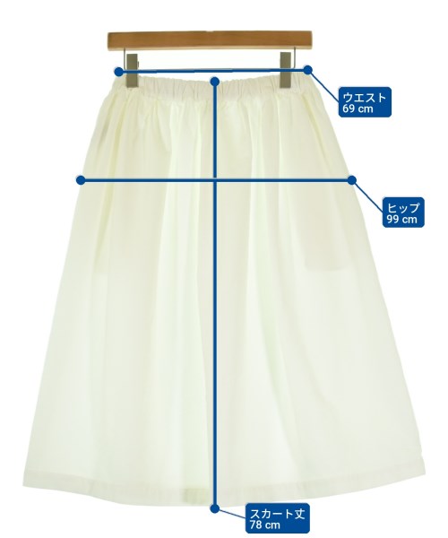 COMME des GARCONS COMME des GARCONS（コムデギャルソンコムデギャルソン）ロング・マキシ丈スカート 白 サイズ:S レディース/2200712773027