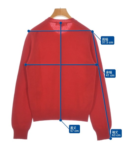 COMME des GARCONS COMME des GARCONS（コムデギャルソンコムデギャルソン）カーディガン 赤 サイズ:S レディース/2200712252256