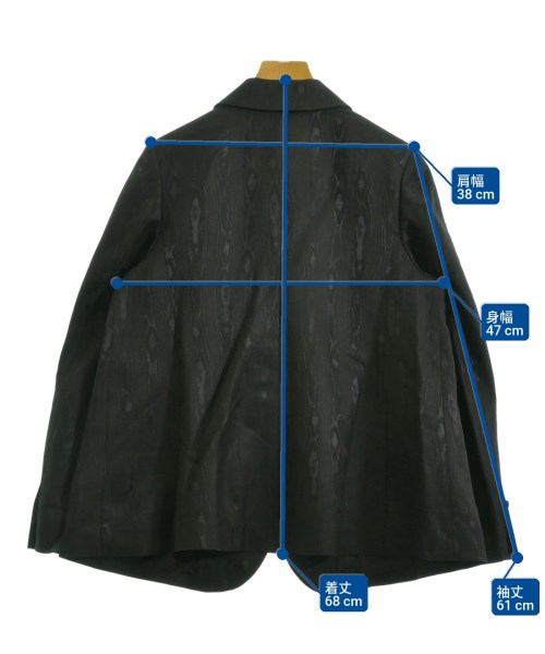 COMME des GARCONS COMME des GARCONS（コムデギャルソンコムデギャルソン）ジャケット 黒 サイズ:S レディース/2200716844020