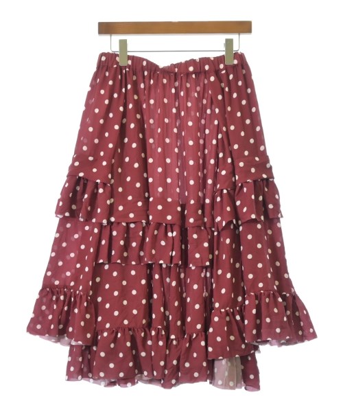 COMME des GARCONS COMME des GARCONS（コムデギャルソンコムデギャルソン）ロング・マキシ丈スカート 赤 サイズ:S レディース/2200717626021