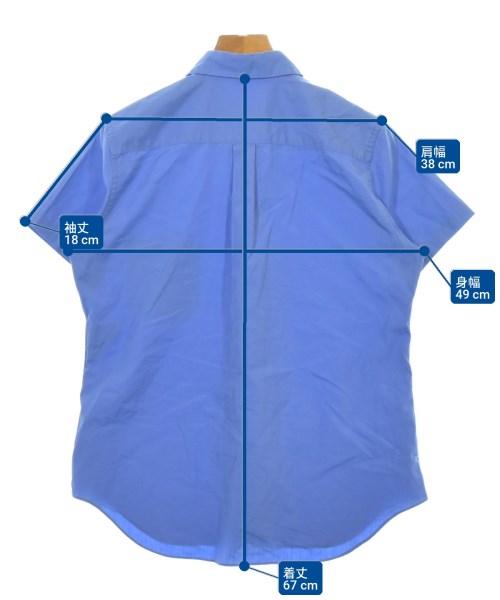COMME des GARCONS COMME des GARCONS（コムデギャルソンコムデギャルソン）カジュアルシャツ 青 サイズ:S レディース/2200717750115