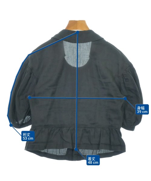 COMME des GARCONS COMME des GARCONS（コムデギャルソンコムデギャルソン）カジュアルシャツ 黒 サイズ:XS レディース/2200717750122
