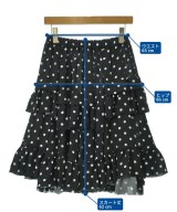 COMME des GARCONS COMME des GARCONS（コムデギャルソンコムデギャルソン）ひざ丈スカート 黒 サイズ:XS レディース/2200714797038