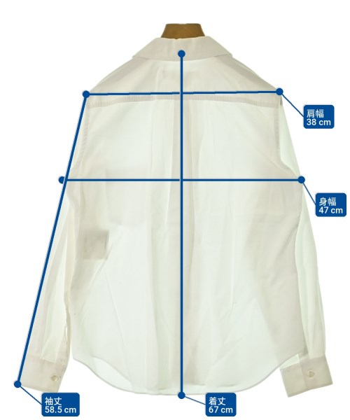 COMME des GARCONS COMME des GARCONS（コムデギャルソンコムデギャルソン）カジュアルシャツ 白 サイズ:S レディース/2200718504120