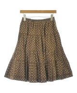 COMME des GARCONS COMME des GARCONS（コムデギャルソンコムデギャルソン）ひざ丈スカート 茶 サイズ:SS レディース/2200633778071