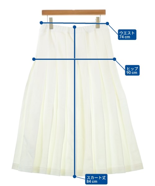 COMME des GARCONS COMME des GARCONS（コムデギャルソンコムデギャルソン）ロング・マキシ丈スカート 白 サイズ:M レディース/2200642227119