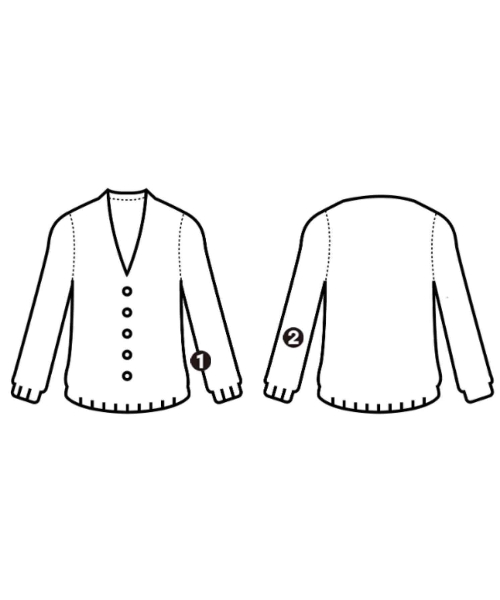 COMME des GARCONS COMME des GARCONS（コムデギャルソンコムデギャルソン）カーディガン 赤 サイズ:M レディース/2200646367057